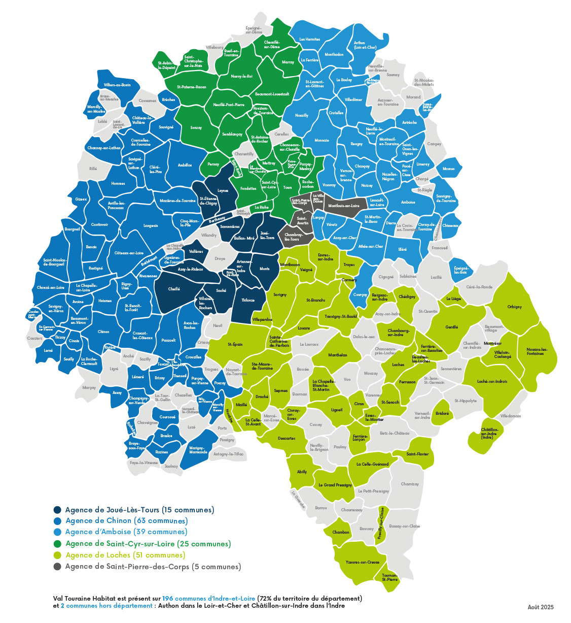 Notre implantation en Indre-et-Loire